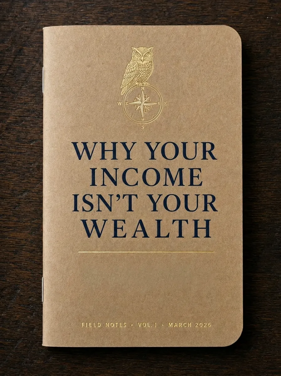 Why Your Income Isn't Your Wealth — Field Notes cover