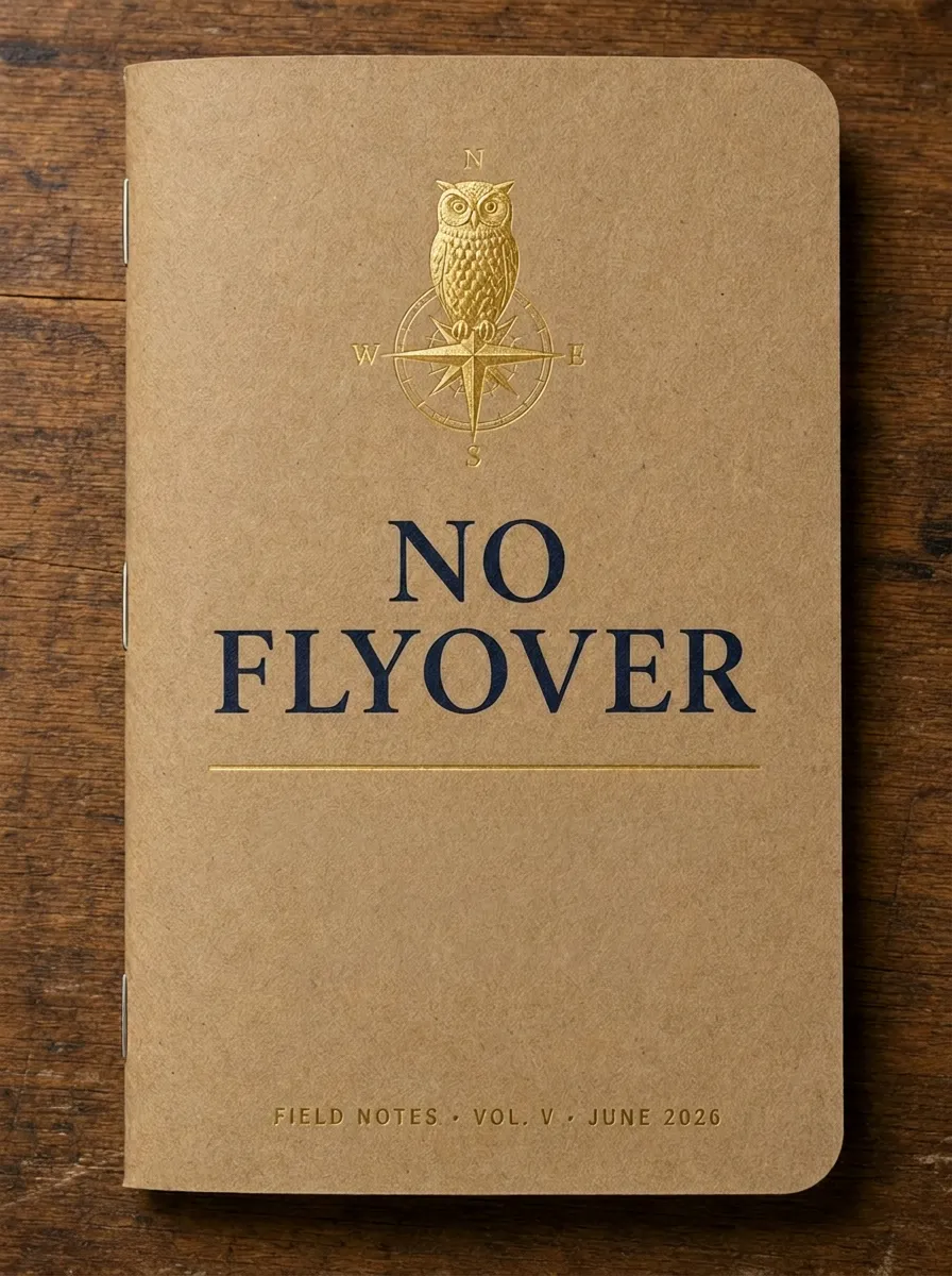 No Flyover — Field Notes cover