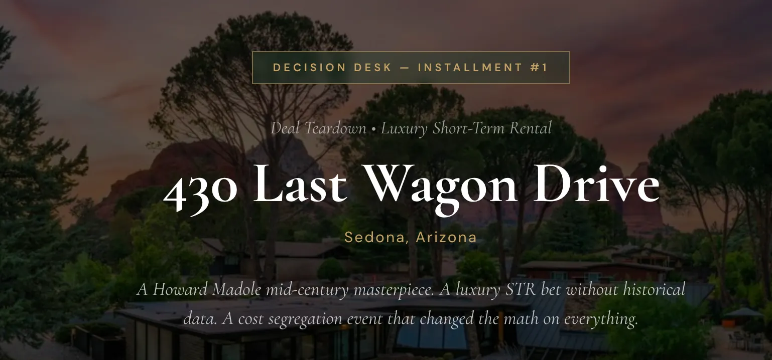 Decision Desk Installment #1 — 430 Last Wagon Drive hero