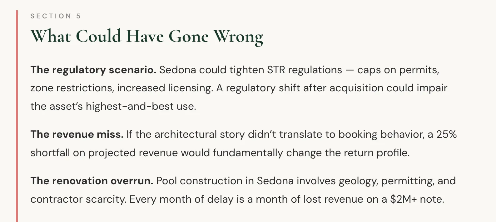 Article excerpt — What Could Have Gone Wrong